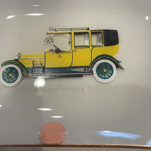 Rolls Royce small plates gold rimmed antique 2 available sell as a set. - Picture 3 of 4